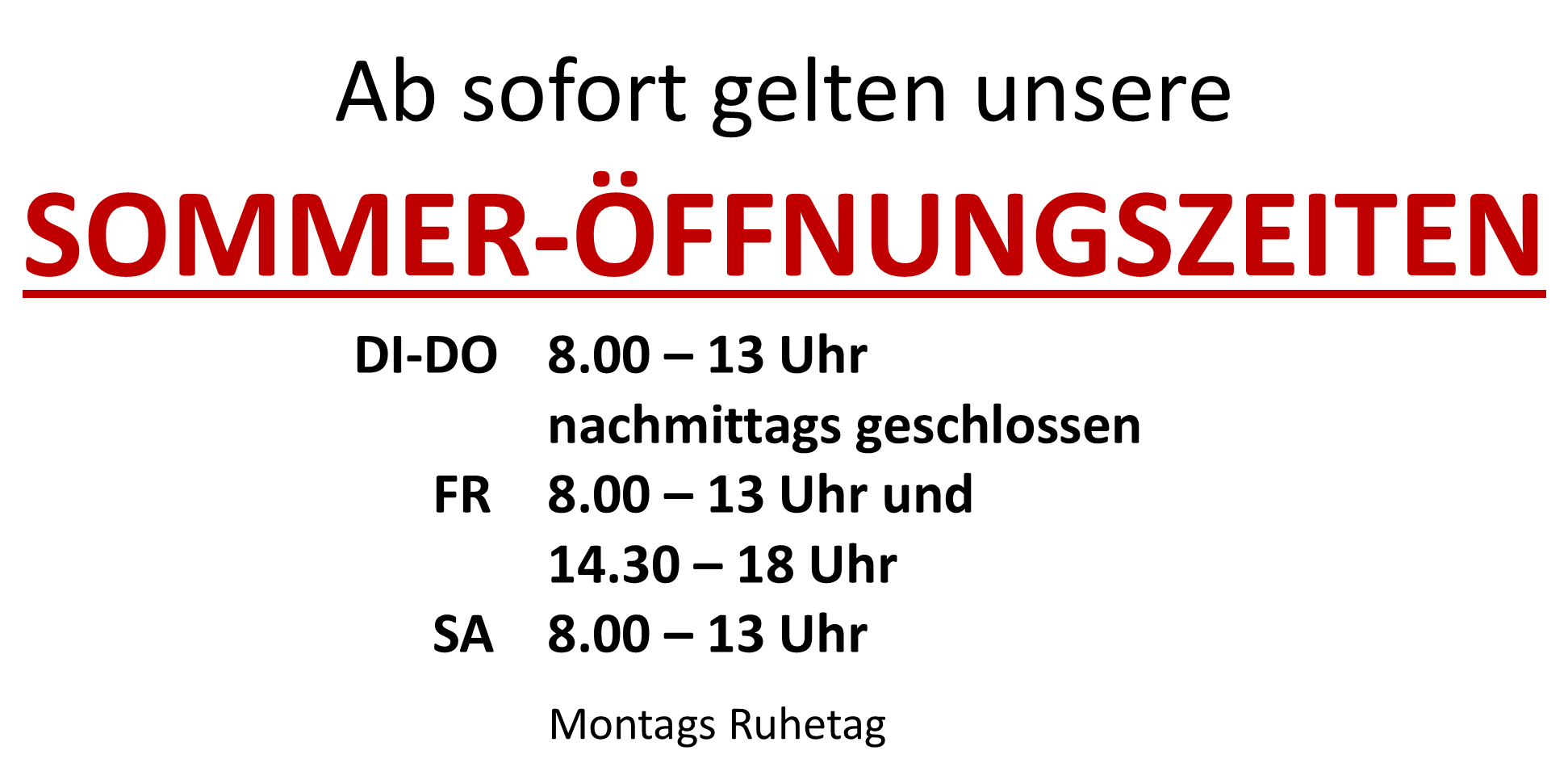 Sommer 2025 Internet